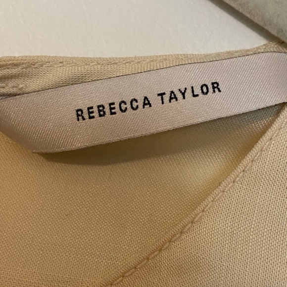 Rebecca Taylor Puff Sleeve Top Size Small - Picture 9 of 9